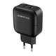 Универсальное сетевое Зарядное Устройство Borofone BA46A PD 18W+QC3.0 1USB/1Type-C/3A /Black - изображение 1