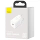 МЗП Baseus Super Si Quick Charger 1C 25W (CCSP) (Білий) - зображення 4