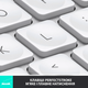 Клавіатура Logitech MX Keys Mini Minimalist Wireless US Pale Grey (920-010499) (6836256) - зображення 4