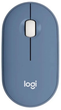 Миша комп'ютерна Logitech Pebble M350 Wireless, Blueberry (910-006753) (6836229) - изображение 1