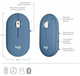 Миша комп'ютерна Logitech Pebble M350 Wireless, Blueberry (910-006753) (6836229) - изображение 7