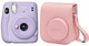 Камера моментальной печати FUJIFILM Instax Mini 11 Lilac Purple + Чехол Pink - изображение 1