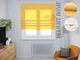 Римская штора система Light I&H Джуси велюр Солнечный желтый 50*170 см - зображення 1