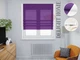 Римская штора система Light I&H Джуси велюр Фиолетовый с боковыми кантами 210*170 см - зображення 1