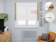 Римская штора система Light I&H Джуси велюр Белый с боковыми кантами 230*170 см - изображение 1
