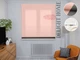 Римская штора система Light I&H Джуси велюр Пудровый с нижним кантом 40*170 см - изображение 1