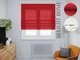 Римская штора система Light I&H Джуси велюр Красный 140*170 см - изображение 1