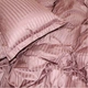 Постельное белье MirSon SatinStripe 30-0006DarkBrown 143х210 Полуторный (2200005249437) - изображение 3