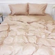 Постільна білизна MirSon SatinStripe 30-0004Cream 160х220 Полуторний Євро (2200005248607) - зображення 1