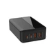 Сетевое зарядное устройство для телефона, ноутбука 65W GaN 2 USB-C + 2 USB-A Ldnio Черный (A4808Q) - изображение 5