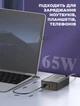 Сетевое зарядное устройство для телефона, ноутбука 65W GaN 2 USB-C + 2 USB-A Ldnio Черный (A4808Q) - изображение 9