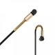 Кабель Hoco AUX Spring audio cable 1м черный (UPA02) - изображение 2