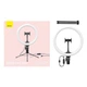 Кільцева світлодіодна лампа Baseus CRZB10-A01 Live Stream Holder-table Stand Чорний (752266) - зображення 1
