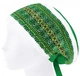 Медицинская шапочка женская HeadwearUniverse универсальная принт Вышиванка зелёная - изображение 3