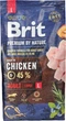 Сухой корм для взрослых собак крупных пород с курицей Brit Premium Dog Adult L 8 кг - изображение 2