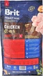 Сухой корм для взрослых собак крупных пород с курицей Brit Premium Dog Adult L 8 кг - изображение 3