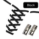 Плоские эластичные шнурки для обуви FASTLACES T88-04 Black - изображение 1