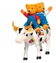 Коллекционная статуэтка корова Teddy Bears on the Moove Size M полирезин 13,5 х 15 см CowParade Boston 2006 Нидерланды - изображение 6