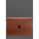 Кожаный чехол-конверт на магнитах для MacBook 15-16 дюйм Светло-коричневый Crazy Horse 4042740 - изображение 2