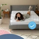 Наматрасник NORDIC COMFORT 80х190х35 см IDEIA пл 150 гр/м2 натяжной с бортом по периметру защитный 4647745 - изображение 10