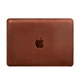 Кожаный чехол для MacBook 15-16 Светло-коричневый 4043238 - изображение 4