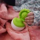 Прорезыватель-неваляшка Fat Brain Toys dimpl wobl зеленый (F2173ML) 4213920 - изображение 1