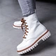 Ботинки женские Fashion Chrisley 3467 38 размер 24,5 см Белый 4261029 - изображение 4