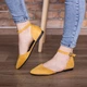 Туфли женские Fashion Euki 2782 36 размер 23,5 см Желтый 4013699 - изображение 1