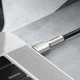 Кабель Baseus Cafule Metal Type-C to Type-C 100W (2m) black CATJK-D01 - изображение 3