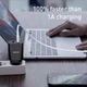 Мережевий зарядний пристрій Baseus Speed Mini Dual U 10.5W 2USB 2.1A Travel Charge Black (CCFS-R01) - зображення 9