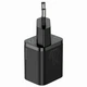 Мережевий зарядний пристрій Baseus 20W Super Si QC PD3.0 Type-C 3A + Кабель 2.4A Type-C to Lightning 1м Black (TZCCSUP-B01) - зображення 7