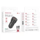 Автомобильное зарядное устройство Borofone BZ19A Wisdom QC3.0 18W Micro, Black - изображение 2