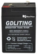 Аккумулятор свинцово-кислотный GDLITE GD-640 6V 4.0Ah (2375) - изображение 1