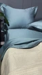Постельное бельё Premium MLS сатин Евро комплект 200*220/50*70 темно бирюзовый - изображение 1