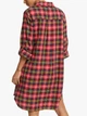 Жіночі сорочки YI2319476 DKNY M 644 - Fire Plaid червоний - зображення 3