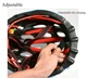 Вело шолом RockBros WT-027 57-62 см (708576864) Чорно-Сірий L/XL - зображення 11