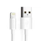 Кабель Choetech USB-A - Lightning сертифицированный MFI 1,8 м белый (IP0027-WH) - изображение 1