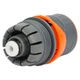 Конектор 1/2" швидкознімний для шланга 3/4" аквастоп із замком (ABS+TPR) FLORA (5015454) - зображення 5