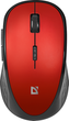 Миша Defender Hit MM-415 Wireless Black-Red (4714033524155) - зображення 1