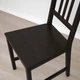 Стул IKEA STEFAN коричнево-чёрный деревянный 002.110.88 - изображение 9