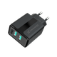Мережевий зарядний пристрій Grand-X CH-15B (2xUSB 2.4A) Black - зображення 4