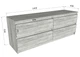 ТБ тумба Moreli ST-223 Ш1400/В530/Г400 Білий - изображение 3