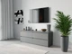 ТБ тумба Moreli ST-223 Ш1400/В530/Г400 Антрацит - зображення 2