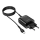 Мережевий зарядний пристрій Hoco C72Q QC3.0 з кабелем Micro USB|1USB, 18W/3A, QC| - зображення 2