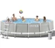 Круглый каркасный бассейн Intex 26720 + фильтр-насос, лестница, подстилка, тент 427 х 107 см Объем 12706 л - изображение 4