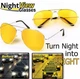 Очки для водителей антибликовые антифары день/ночь Night View Glasses Pro антиблик Желтый - изображение 6