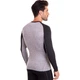 Спортивная компрессионная футболка мужская Zelart Lidong Hr 1005 размер 3XL (185-190 см) Grey-Black - изображение 4