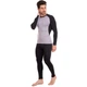 Спортивная компрессионная футболка мужская Zelart Lidong Hr 1005 размер 3XL (185-190 см) Grey-Black - изображение 7