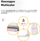 Детский стол Mealux Vancouver Multicolor PN Lite (BD-620 W/G MC + PN Lite) - изображение 4