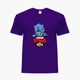 Детская футболка Бравл Старс Леон Волк (Brawl Stars Leon Wolf) (25186-1014) 146-152 см Хлопок Фиолетовый - изображение 4